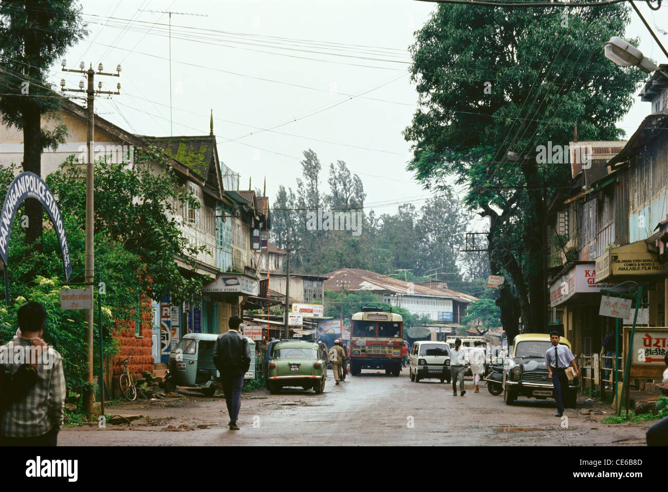 Main Street Of Panchgani In The 90S F6E161F6